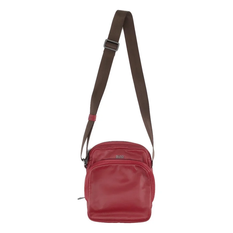 HUGO BOSS / ヒューゴボス | レザー クロスボディバッグ |