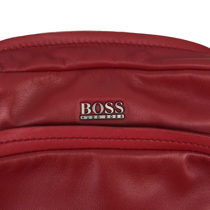 HUGO BOSS / ヒューゴボス | レザー クロスボディバッグ |