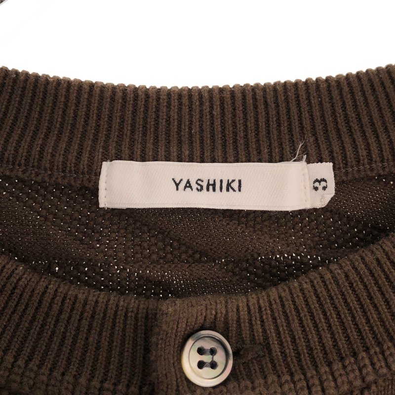 YASHIKI / ヤシキ | Seiryu Henley Knit / ヘンリーネックニット | 3 | メンズ