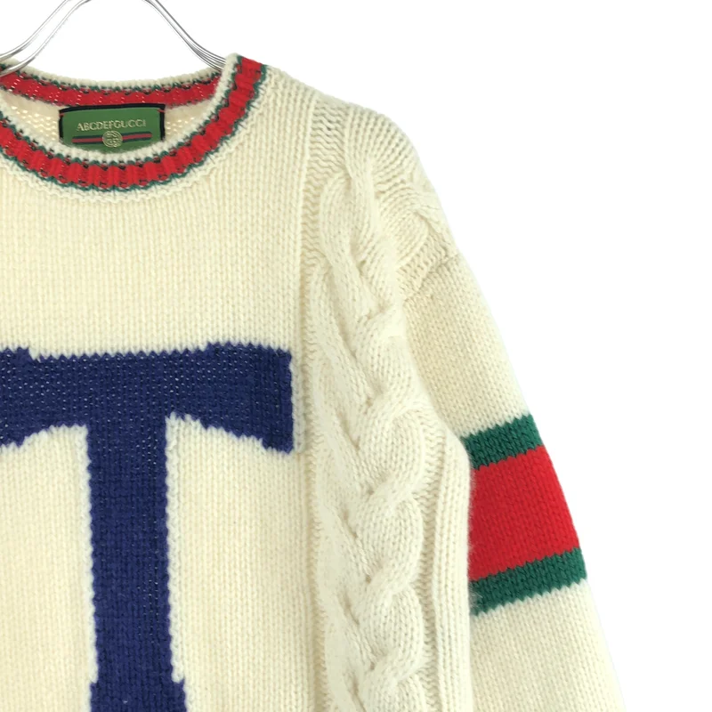 GUCCI / グッチ | DIY ABCDEF イニシャルロゴ ニット | XXS | レディース