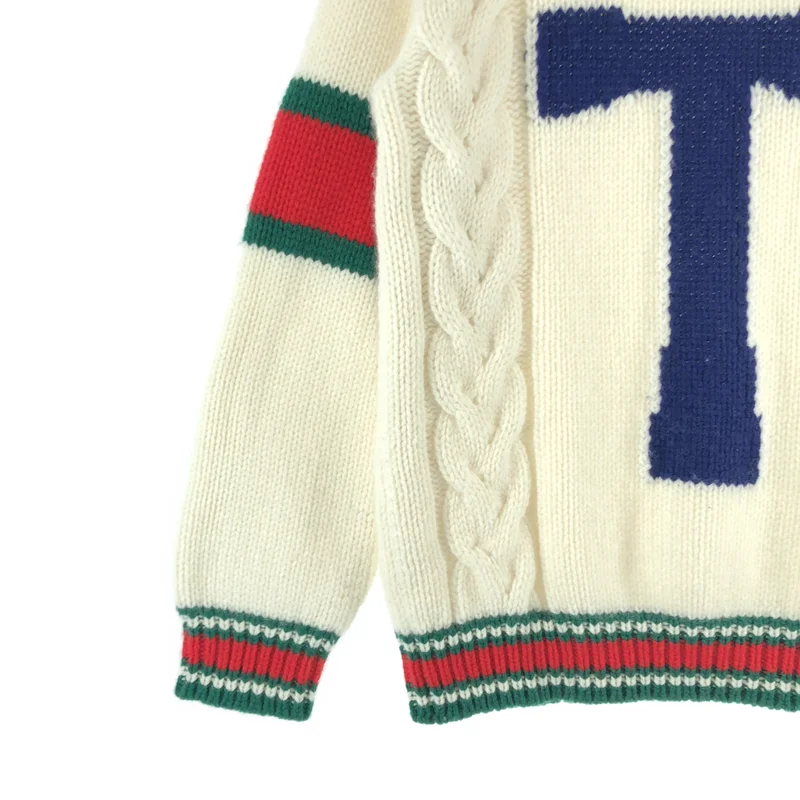 GUCCI / グッチ | DIY ABCDEF イニシャルロゴ ニット | XXS | レディース
