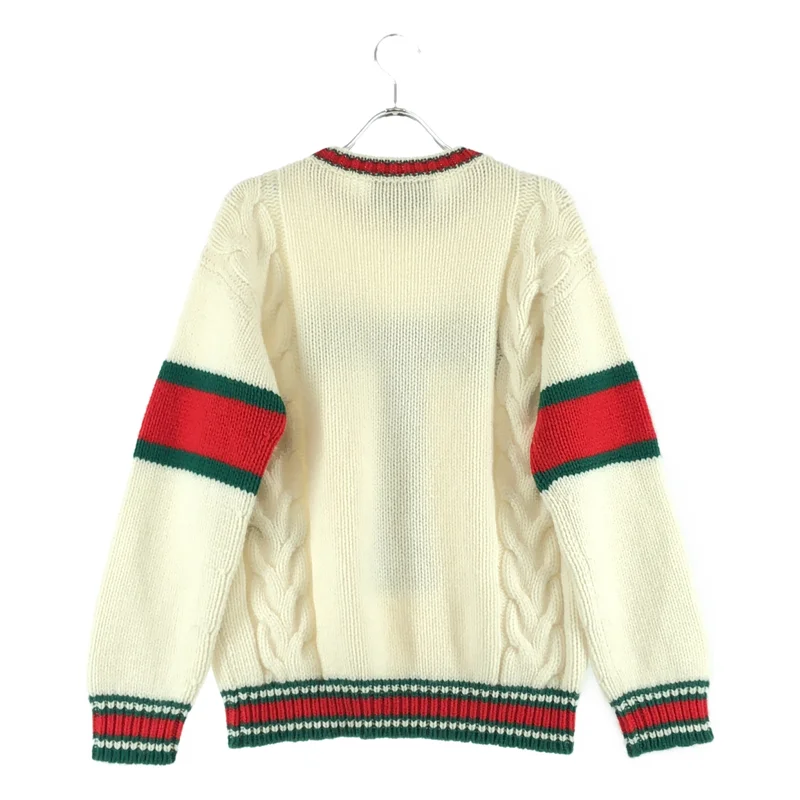 GUCCI / グッチ | DIY ABCDEF イニシャルロゴ ニット | XXS | レディース