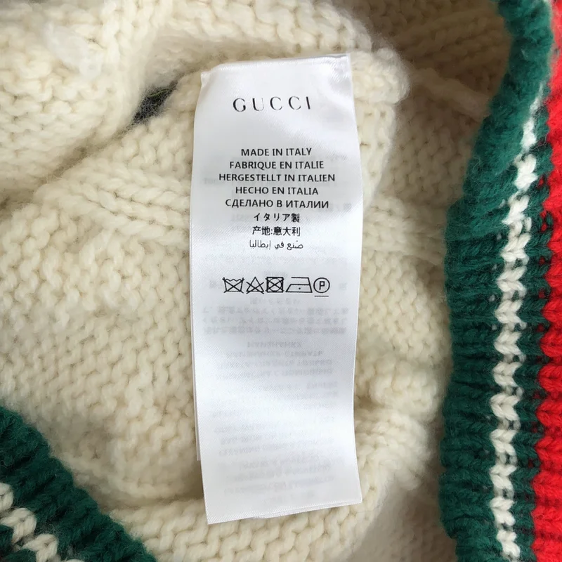 GUCCI / グッチ | DIY ABCDEF イニシャルロゴ ニット | XXS | レディース
