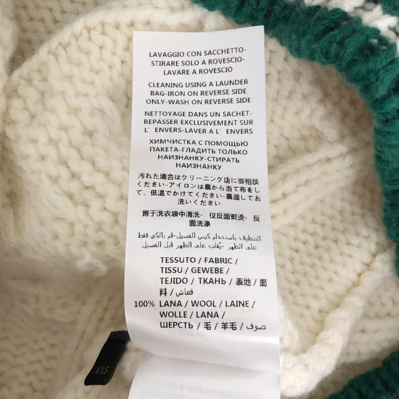 GUCCI / グッチ | DIY ABCDEF イニシャルロゴ ニット | XXS | レディース