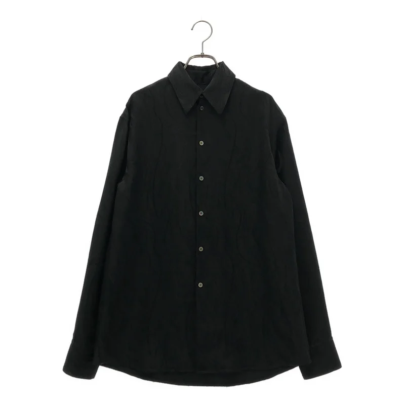 KANAKO SAKAI / カナコサカイ | 2022AW | Jacquard shirt / ジャガード オーバーシャツ | 36 | レディース