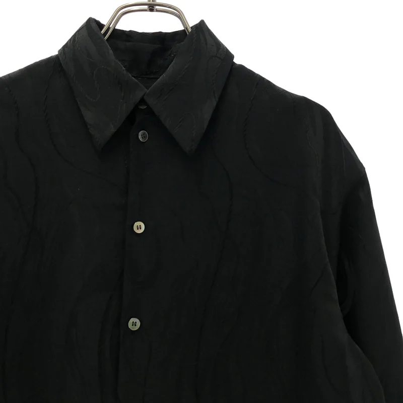 KANAKO SAKAI / カナコサカイ | 2022AW | Jacquard shirt / ジャガード オーバーシャツ | 36 | レディース