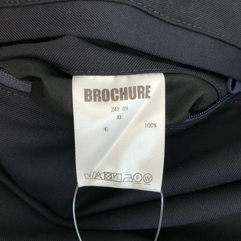 BROCHURE / ブローシュア | WOOL EASY PANTS ウール イージーパンツ | XL | メンズ