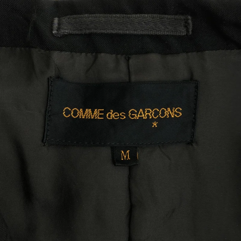 COMME des GARCONS / コムデギャルソン | 1990AW | ウールギャバジン オープンショルダー シュリンクスリーブ ジャケット | M | レディース