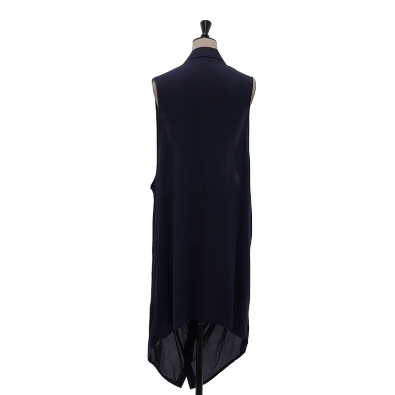 LIMI feu / リミフゥ | 2013SS | ワイドネック ノースリーブシャツ | S | レディース