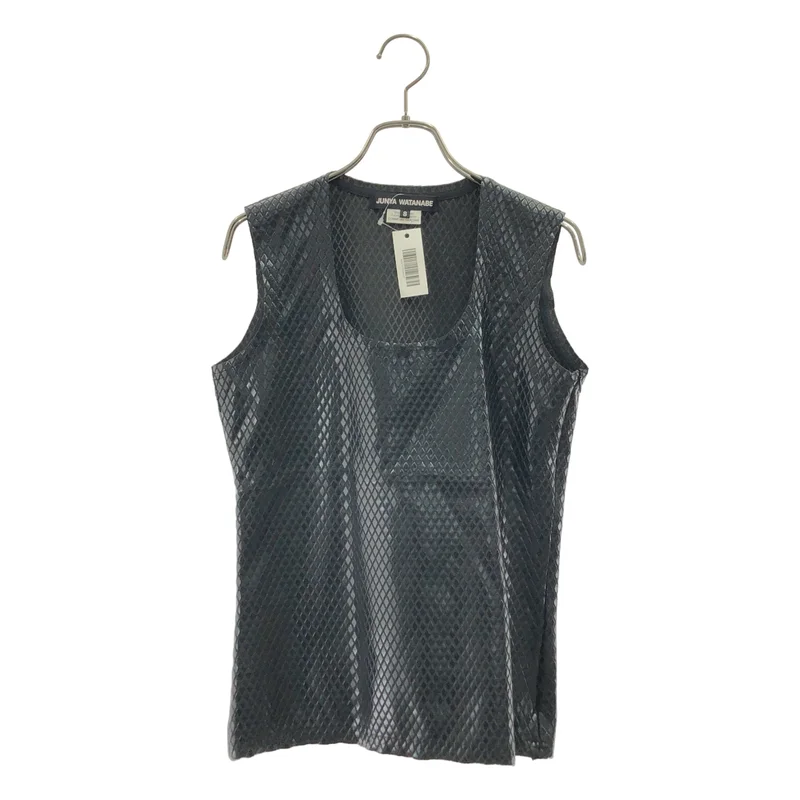 JUNYA WATANABE / ジュンヤワタナベ | 2024SS | ダイヤパターン ノースリーブ カットソー | S | レディース