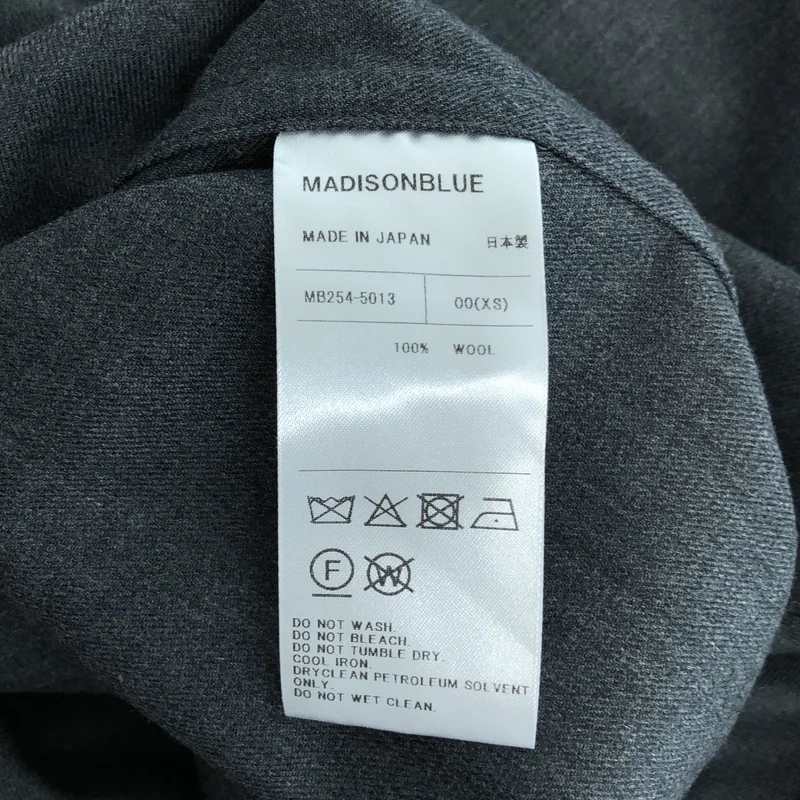 MADISON BLUE / マディソンブルー | 2025AW | J.BRADLEY L/S SHIRTS WOOL シャツ | XS | レディース