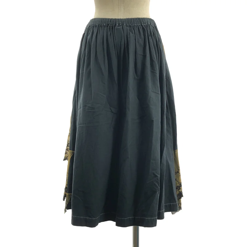 tricot COMME des GARCONS / トリココムデギャルソン | 2015AW | 染色加工 レース エンブロイダリー イージースカート |