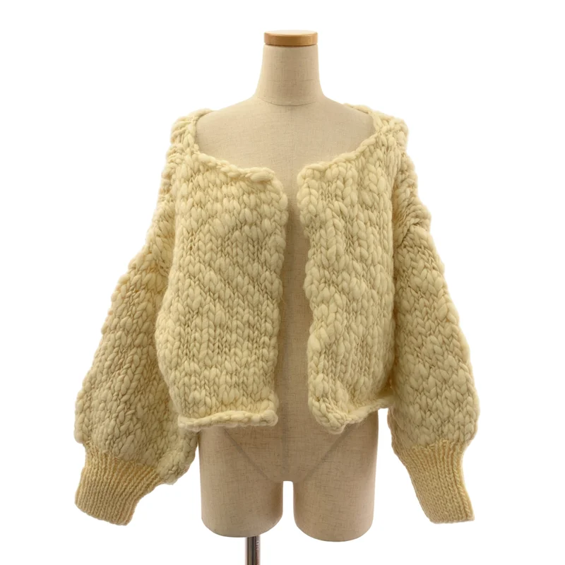 SEEALL / シーオール | HAND BOLERO CARDIGAN ローゲージ ニット カーディガン | F | レディース