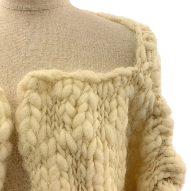 SEEALL / シーオール | HAND BOLERO CARDIGAN ローゲージ ニット カーディガン | F | レディース