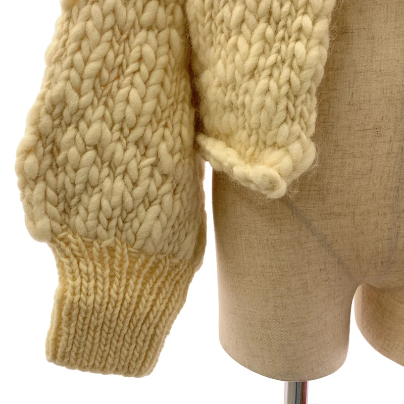 SEEALL / シーオール | HAND BOLERO CARDIGAN ローゲージ ニット カーディガン | F | レディース