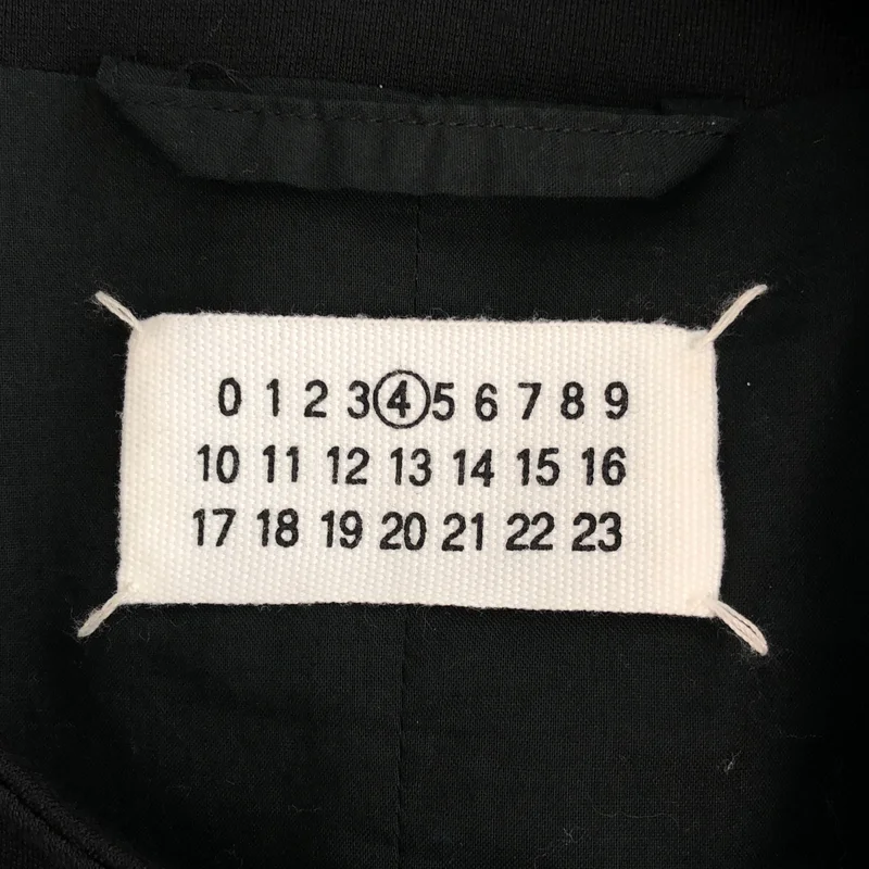Maison Martin Margiela / メゾンマルタンマルジェラ | 2010SS | ジャージ ノーカラー ダブル ライダースジャケット | 38 | レディース