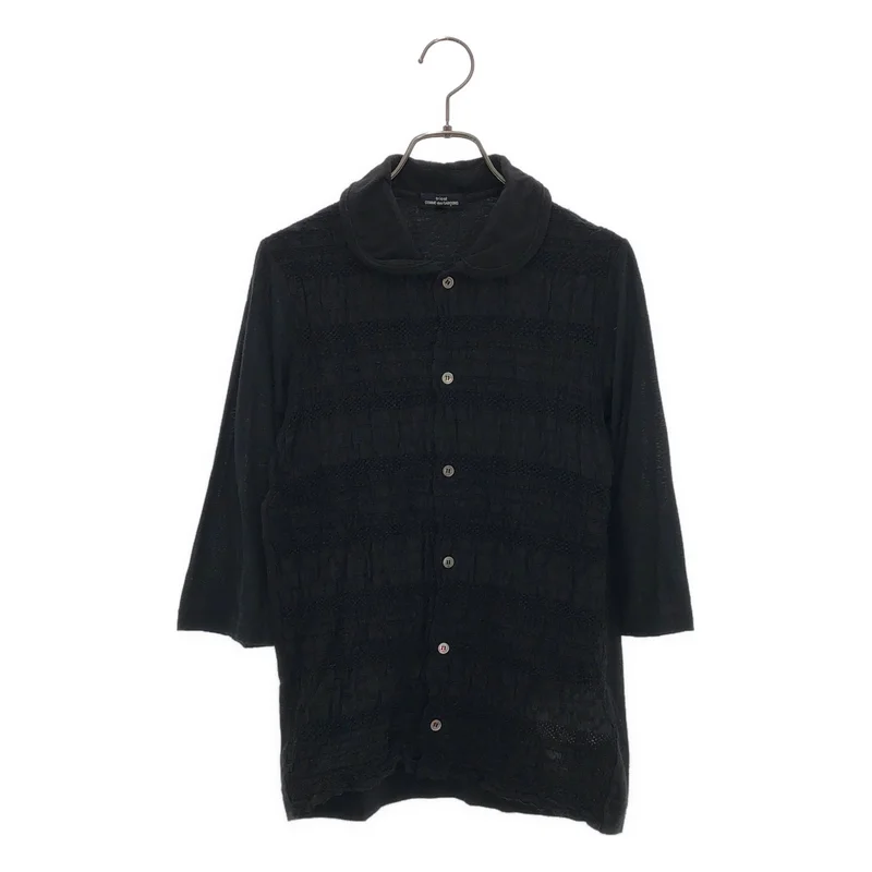 tricot COMME des GARCONS / トリココムデギャルソン | 2015SS | コットン エンブロイダリー ショートスリーブ シャツ | M | レディース
