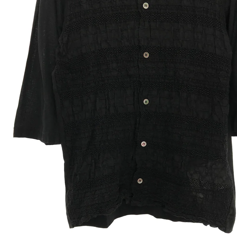 tricot COMME des GARCONS / トリココムデギャルソン | 2015SS | コットン エンブロイダリー ショートスリーブ シャツ | M | レディース