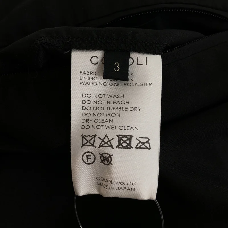 COMOLI / コモリ | 2022SS | シルク別珍 インサレーションジャケット | 3 | メンズ
