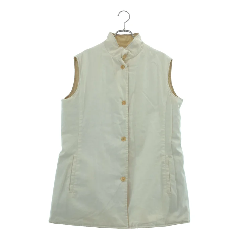 Loro Piana / ロロピアーナ | リネン リバーシブル キルティングベスト | 48 | メンズ