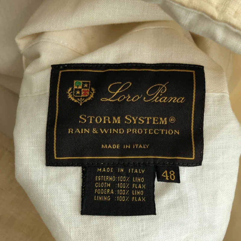 Loro Piana / ロロピアーナ | リネン リバーシブル キルティングベスト | 48 | メンズ
