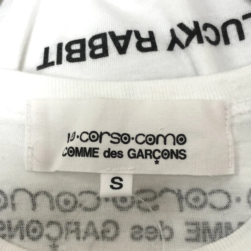 COMME des GARCONS / コムデギャルソン | 10 corso como / oswald / オズワルド プリント Tシャツ カットソー | S | レディース