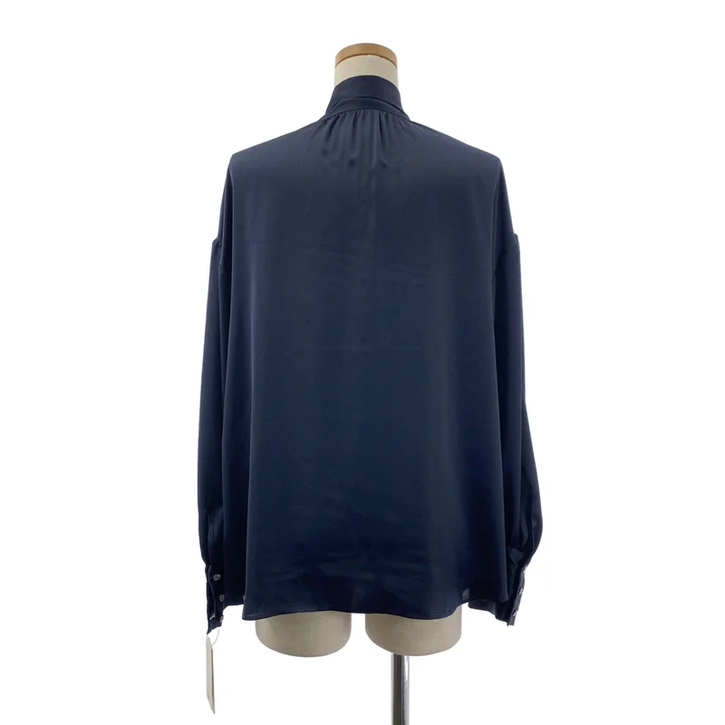 IENA / イエナ | 2025AW | サテン ボウタイ ブラウス シャツ |