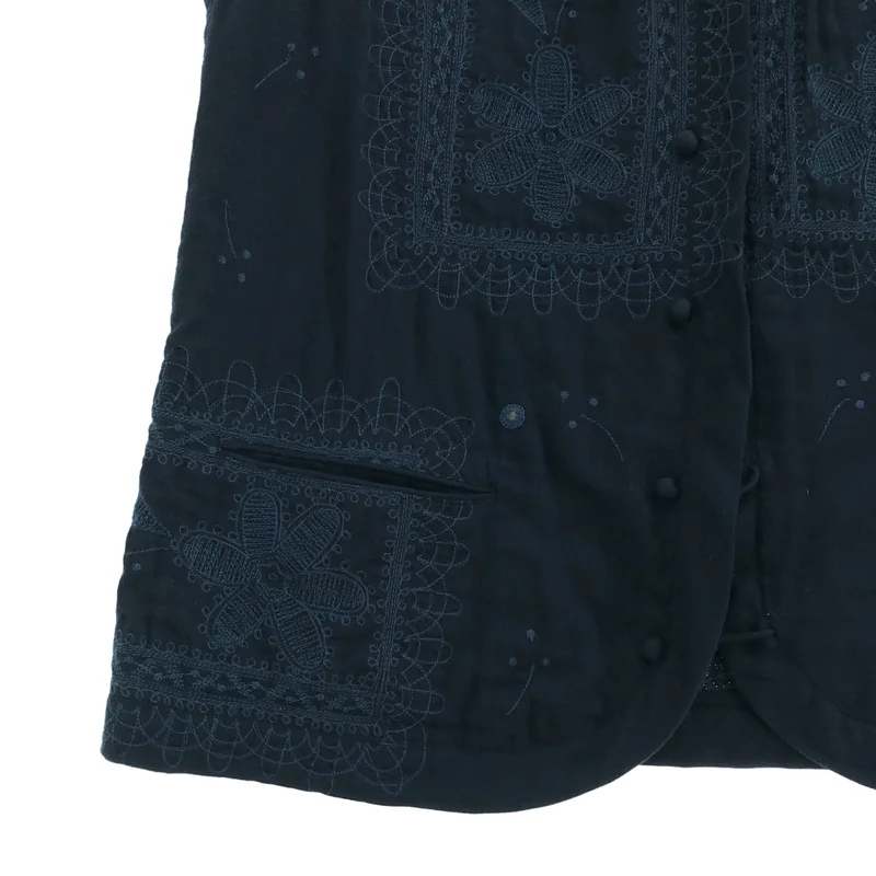 HaaT ISSEY MIYAKE / ハートイッセイミヤケ | コットン 刺しゅう ベスト | 3 | レディース
