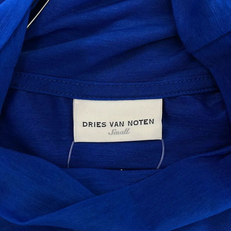 DRIES VAN NOTEN / ドリスヴァンノッテン | シアー ラメ ハイネック カットソー | S | レディース