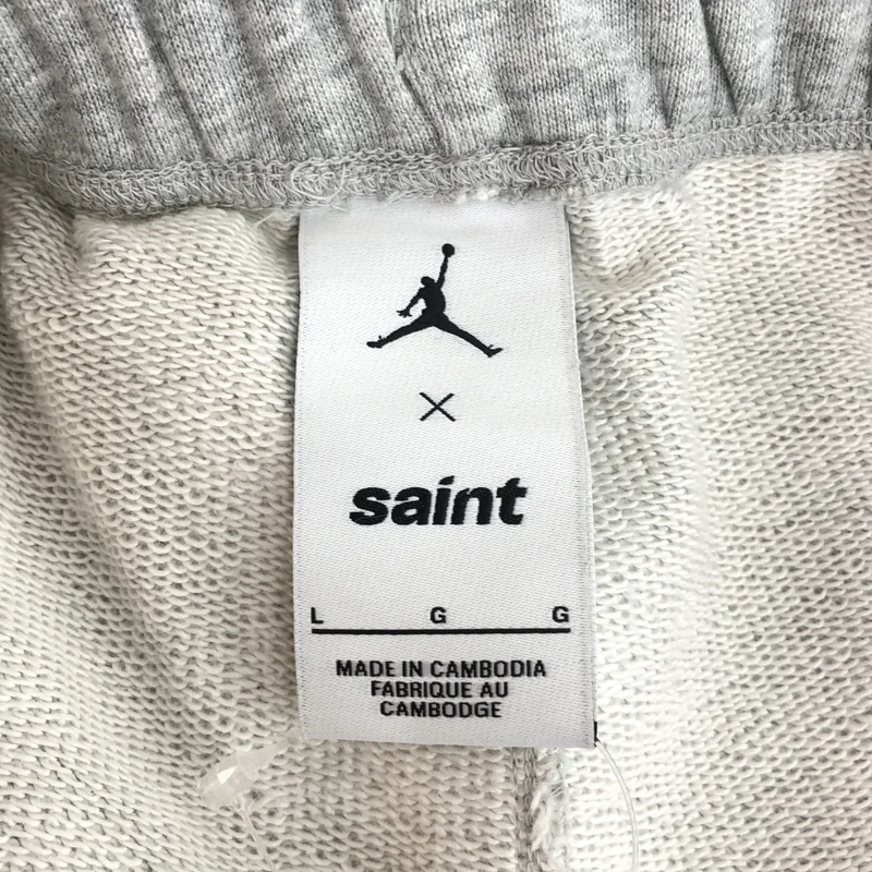 SAINT MICHAEL  Mxxxxxx / セントマイケル | 2026SS | × NIKE / JORDAN SM FLEECE PANTS / ロゴプリント スウェットパンツ | L | メンズ