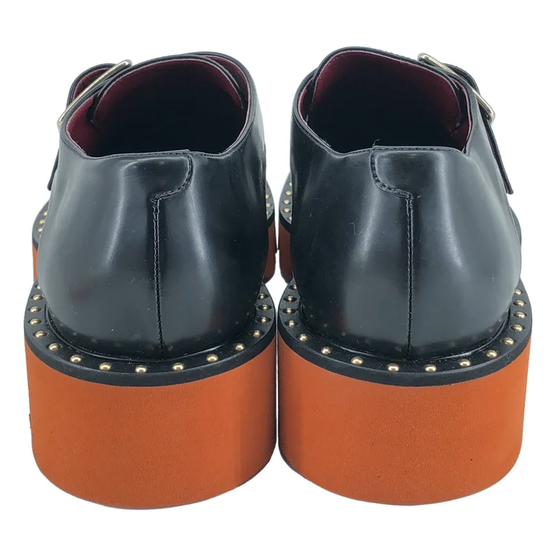 STELLA McCARTNEY / ステラマッカートニー | パテントレザー シャークソール ベルト ドレスシューズ | 37 | レディース