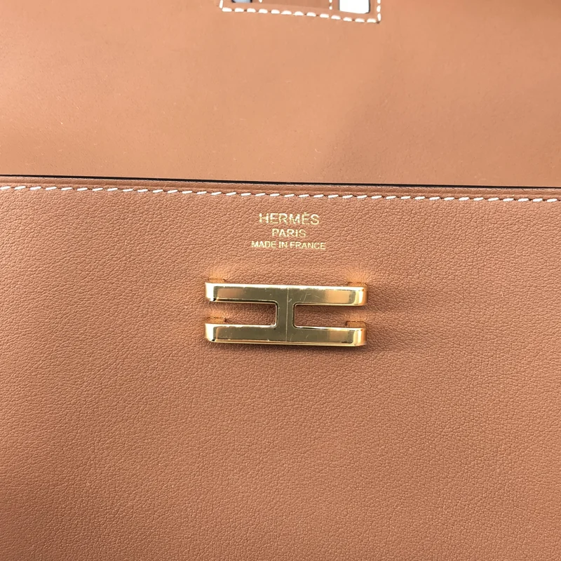 HERMES / エルメス | エランポケット24 レザー ウエストバッグ |