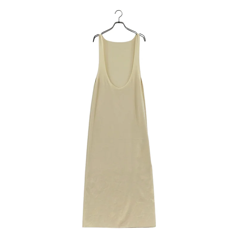 AURALEE / オーラリー | WOOL RECYCLE POLYESTER HIGH GAUGE RIB KNIT DRESS ハイゲージ リブ ニット ドレス ワンピース | 0 | レディース
