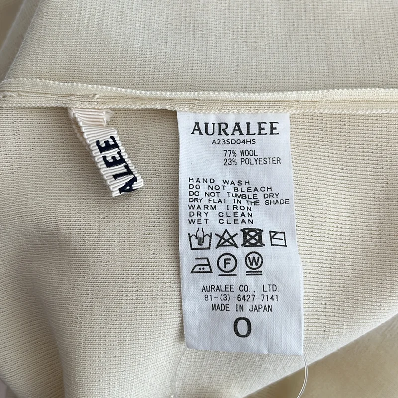 AURALEE / オーラリー | WOOL RECYCLE POLYESTER HIGH GAUGE RIB KNIT DRESS ハイゲージ リブ ニット ドレス ワンピース | 0 | レディース