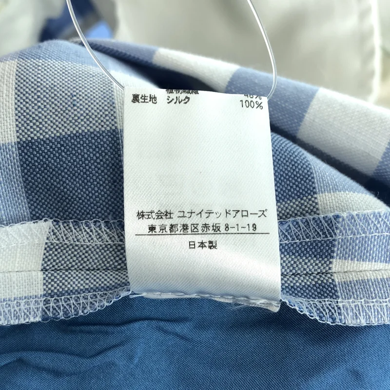 Drawer / ドゥロワー | 2022SS | ギンガムチェック ストレート クロップド パンツ | 34 | レディース