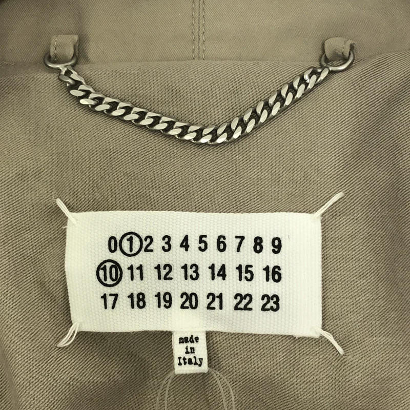 Maison Margiela / メゾンマルジェラ | ピーチドコットン トレンチコート | 42 | メンズ
