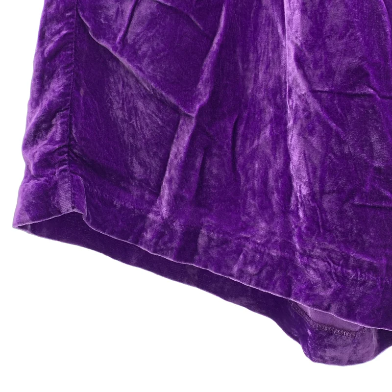 COMME des GARCONS COMME des GARCONS / コムコム | 2021AW | ベロア ドローストリング ワイドパンツ / 裏地付き | S | レディース