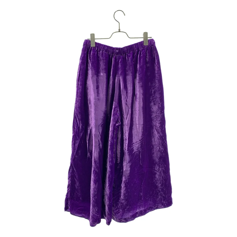 COMME des GARCONS COMME des GARCONS / コムコム | 2021AW | ベロア ドローストリング ワイドパンツ / 裏地付き | S | レディース
