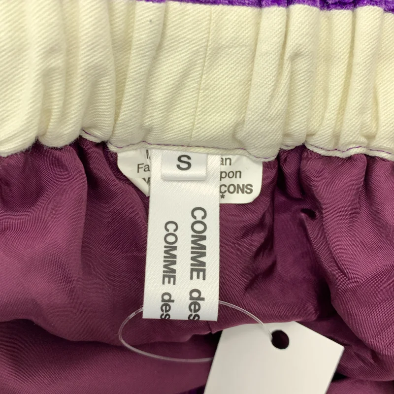 COMME des GARCONS COMME des GARCONS / コムコム | 2021AW | ベロア ドローストリング ワイドパンツ / 裏地付き | S | レディース