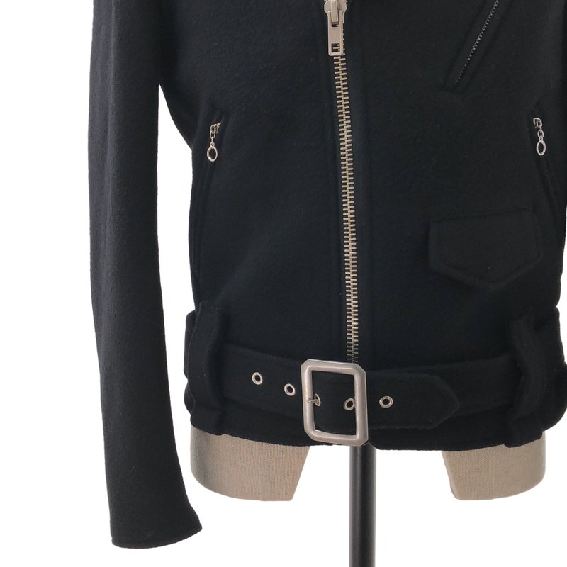 YOHJI YAMAMOTO POUR HOMME / ヨウジヤマモトプールオム | 2003AW | ウール ダブル ライダース ジャケット | 3 | メンズ