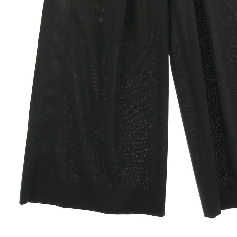 sacai / サカイ | 2022SS | Suiting Pants サイドライン ワイドパンツ | 1 | レディース