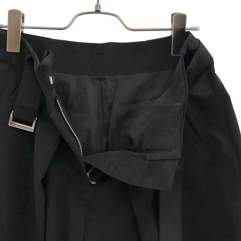 sacai / サカイ | 2022SS | Suiting Pants サイドライン ワイドパンツ | 1 | レディース