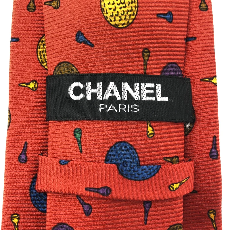 CHANEL / シャネル | シルク 総柄 ココマーク スーツ ネクタイ |