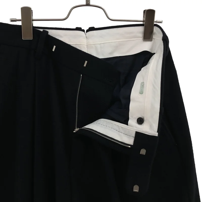 A.PRESSE / アプレッセ | 2024AW | Cashmere Light Flannel Wide Tapered Trousers  / カシミヤ ライトフランネル ワイドテーパードパンツパンツ | 3 | メンズ