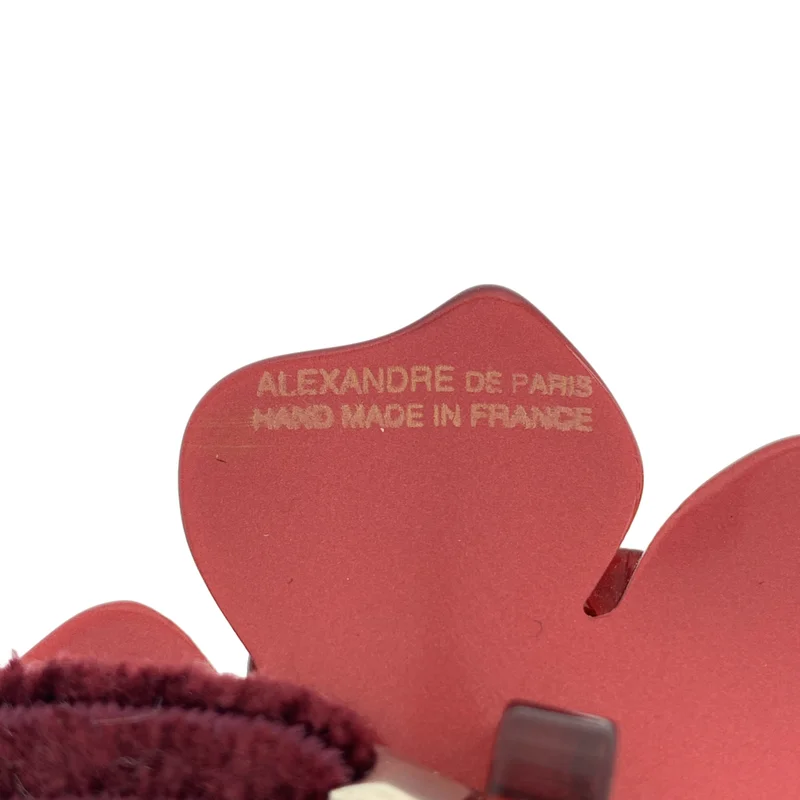 ALEXANDRE DE PARIS / アレクサンドルドゥパリ | カメリア ヘアゴム |