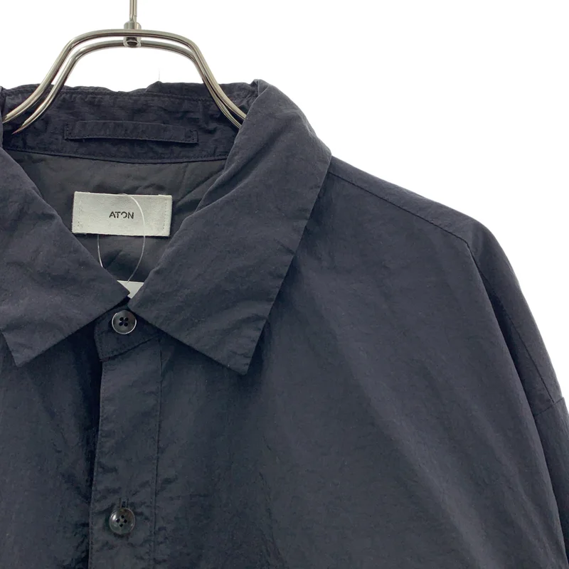 ATON / エイトン | HAND DYED NYLON SHIRT JACKET / 手染め ナイロン シャツジャケット | 06 | メンズ