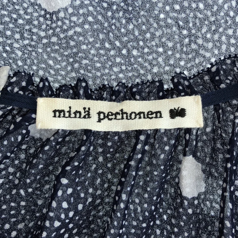 mina perhonen / ミナペルホネン | skum ノースリーブ シャツ_半袖 vs1834 | 38 | レディース