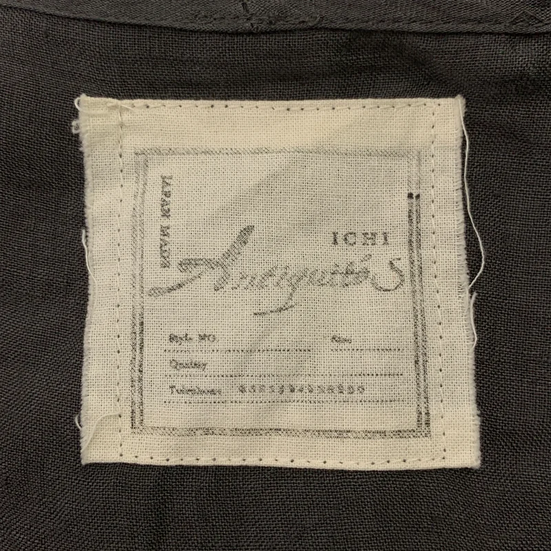ICHI Antiquites / イチアンティークス | リネン ギャザーラップワンピース |