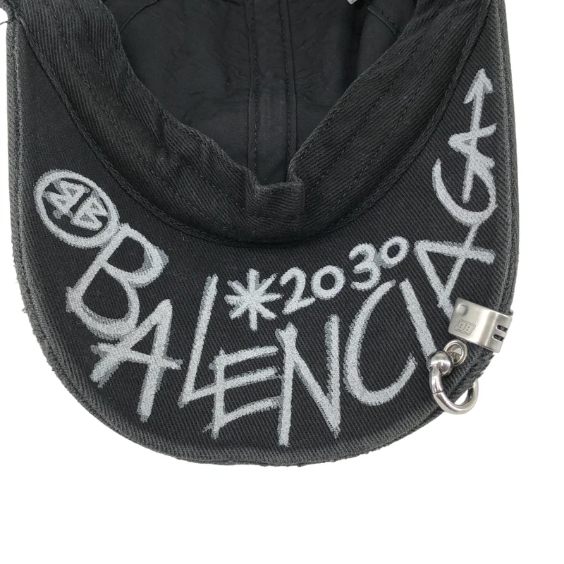 BALENCIAGA / バレンシアガ | Destroyed BB Pierced Cap キャップ | L | その他
