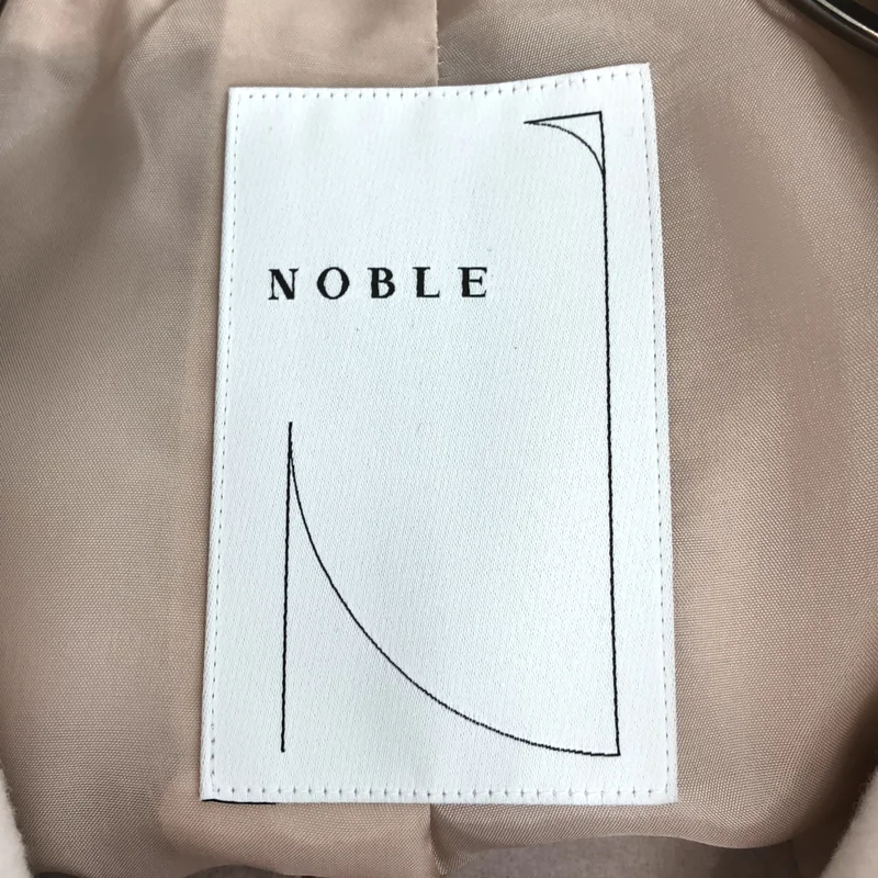 NOBLE / ノーブル | 2025AW | ウール カシミヤ混 MTRレイズドネックジップコート | 36 | レディース